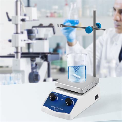 BENTISM SH Hot Plate Magnetic Stirrer Dual Controls Stir Bar Combo W Walmart