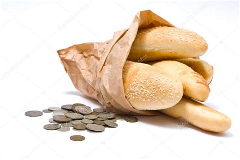 Bread and money — Stock Photo © Djemphoto #1056817