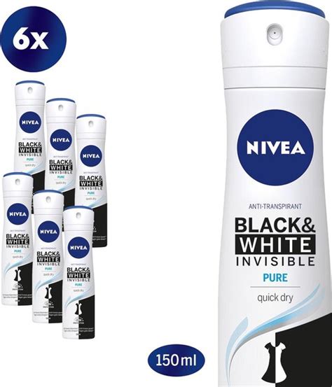 Bol Nivea Invisible For Black White Pure X Ml