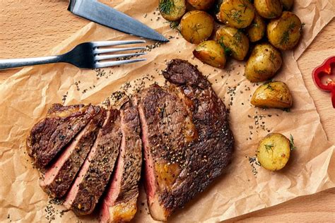 New York Strip Steak Potatoes A Special Occasion Dinner For Two