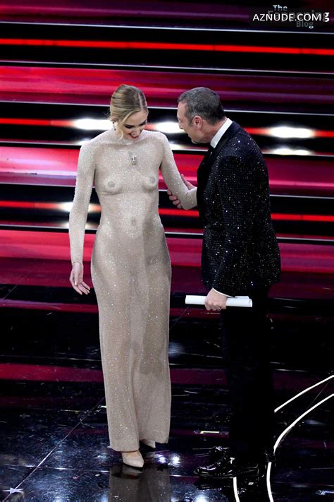 Chiara Ferragni Sexy Flaunts Her Hot Nipples Wearing A Gorgeous See Through Dress At The
