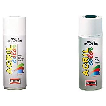 Smalto Acrilico Spray Arexons Fai Tu Nero Opaco 400 Ml Amazon It