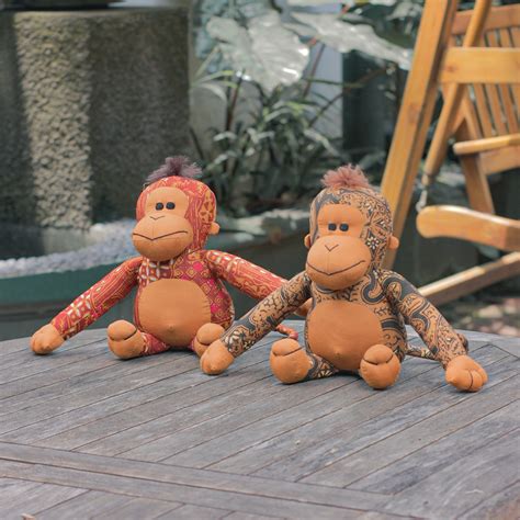 Jual Boneka Orang Utan By Batik Putra Laweyan Shopee Indonesia