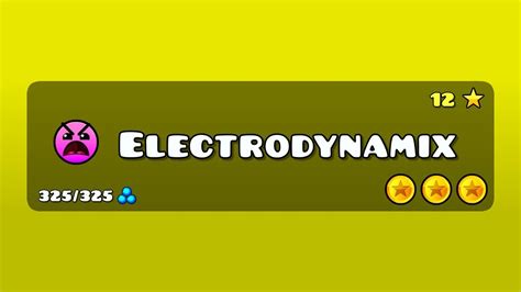 Electrodynamix 100 ALL COINS Geometry Dash YouTube