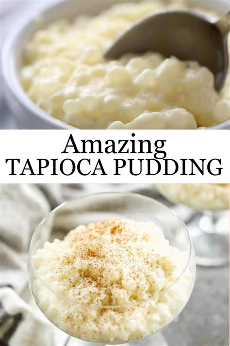 Amish Pearl Tapioca Pudding Recipe Recettes Sucrées Manger Sainement Recette Recette