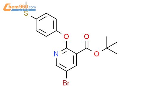 Bromo Methylsulfanyl Phenoxy Nicotinic Acid Tert