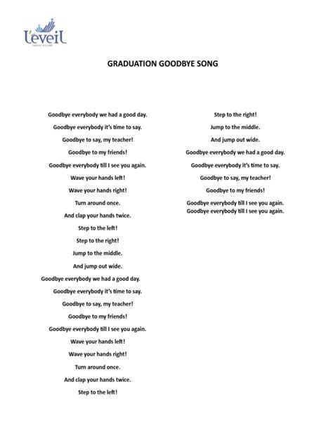 Graduation Song Gs Pdf