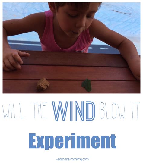 Simple Science Wind Experiment Teach Me Mommy