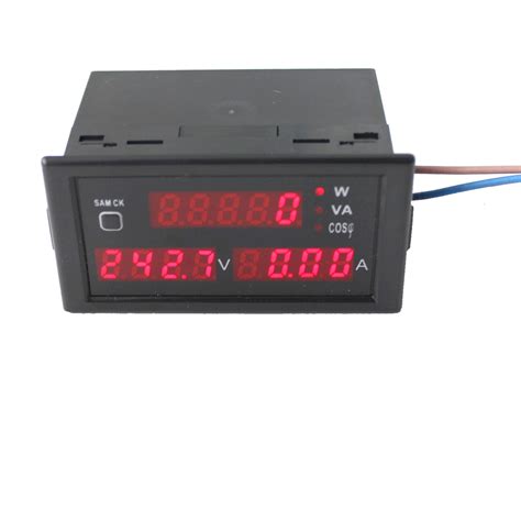 New DL69 2048 LCD Digital Multifunctional AC Voltmeter Ammeter Voltage