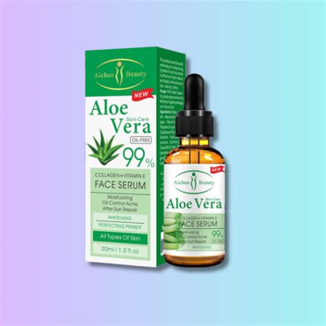 Aloe Vera Gel Pure Hyaluronic Acid Serum Facial Moisturizing Skin