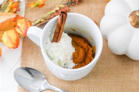 Pumpkin Spice Mug Cake