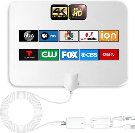 Amazon K Amplified Hd Digital Tv Antenna Long Miles Range