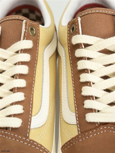 Vans Skate Old Skool Shoes Brown Nubuckcanvas Brown