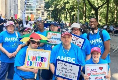 Ahrc Nassau Holds Banner High At Disability Pride Parade In Nyc Ahrc