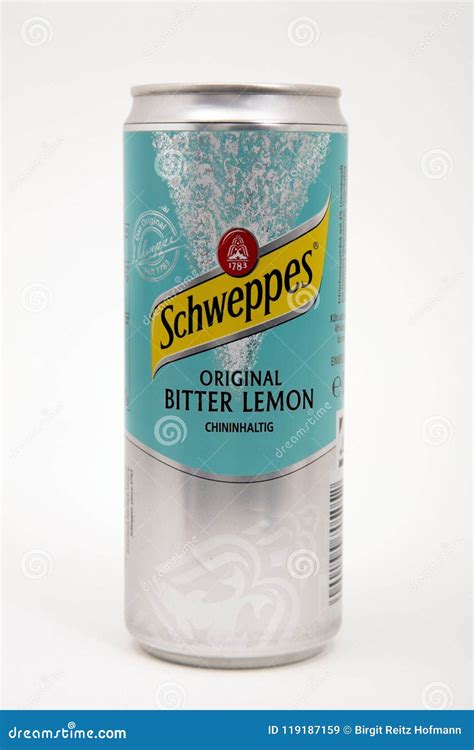 Bitter Lemon Schweppes Editorial Stock Image Image Of Drink 119187159