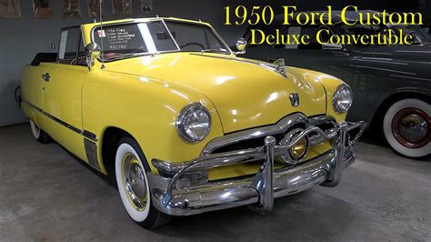 1950 Ford Custom Deluxe Flathead V8 Convertible YouTube