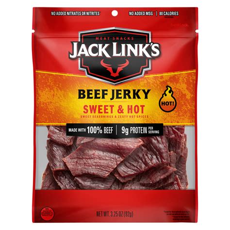Jack Link S Sweet Hot Beef Jerky Oz Snacks Fast Delivery By App Or Online