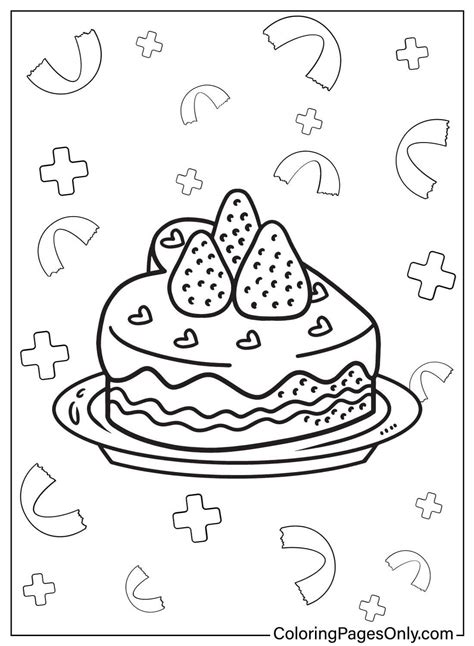 70 Kuchen Malvorlagen ColoringPagesOnly