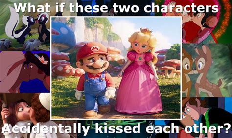 What If Mario And Peach Accidentally Kissed By Disneyfan3000 On Deviantart