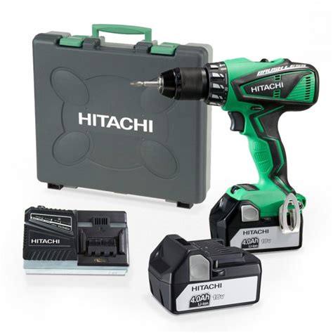 Perceuse à percussion sans fil 18V 4Ah DV18DBEL4A HITACHI Bricozor