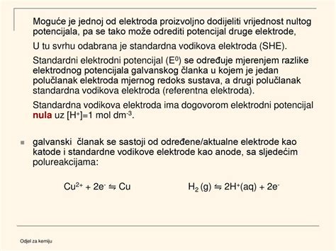 UVOD U ELEKTROKEMIJSKE METODE - ppt κατέβασμα