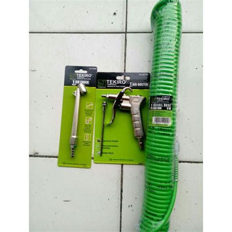 Jual TEKIRO Selang Recoil 9meter Air Duster Dan Air Chuck Sepaket Alat