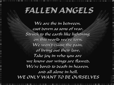 Fallen Angel Poems And Quotes. QuotesGram