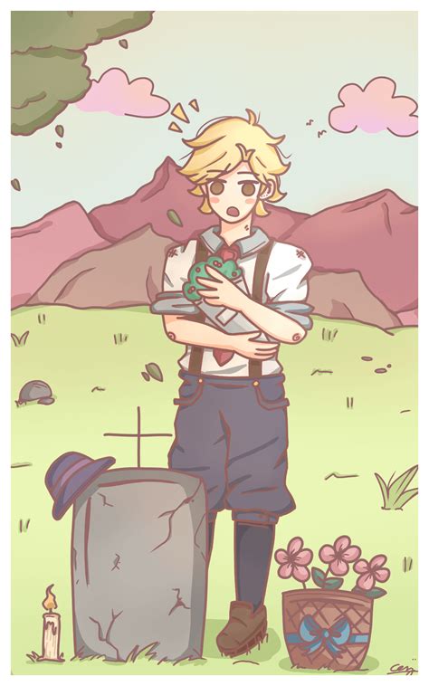 Just had an idea of Dio vising his mother and telling everything he'd ...
