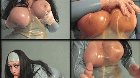 Nurse Blowjob With Oily Tits Cum On My Boobs Short Version Fetish Lady Blowjobs