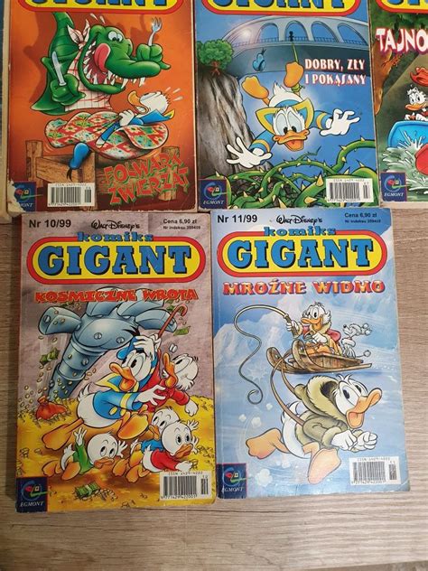 10x Komiks Kaczor Donald Gigant Rocznik 1999 Drwalew OLX Pl