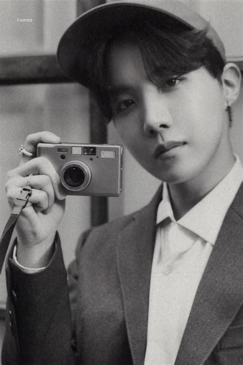 Fondos De Pantalla Jhope En Blanco Y Negro Black And White Jhope