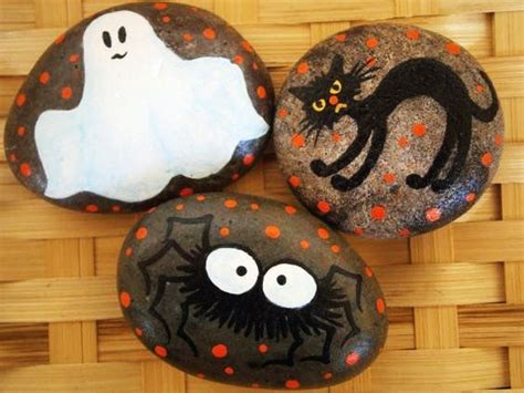 30 Best Halloween Rock Painting Ideas Cute And Simple Images In 2022