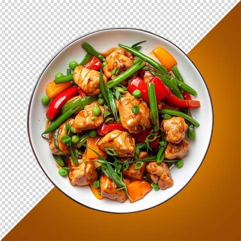 Premium Psd Tofu Stir Fry Png Isolated On White Background