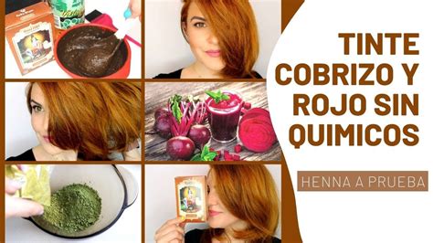 Tinte Rojo Y Cobrizo Sin Quimicos Casero Natural Henna Youtube