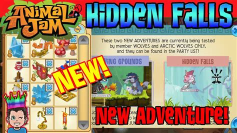 Animal Jam The Hidden Falls New Adventure Walkthrough Prizes