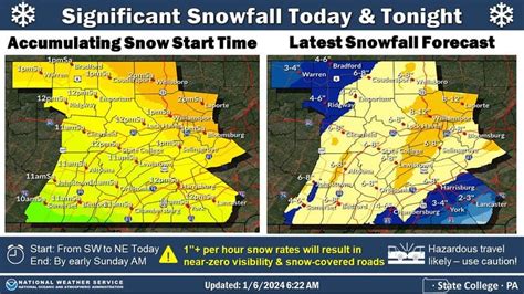 As much as 8″ of snow is coming to central Pa. Check the latest ...