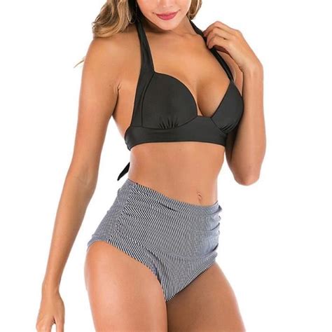 MAILLOT DE BAIN Bikini croisé pour femme maillot de bain pièces à soutien gorge push up sexy
