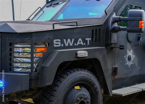 Front of SWAT Truck Stock Photo | Adobe Stock