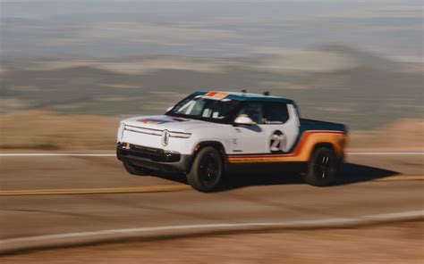 Rivian R1T Sets New Production Truck Record At 2024 Pikes Peak