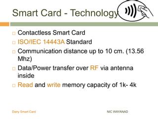 Contact Less Smart Card PPT