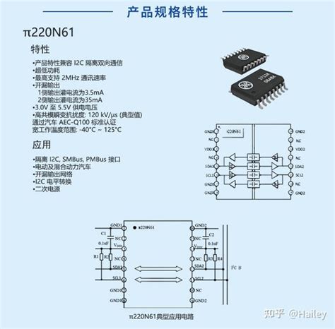 π220n61双向i2c数字隔离器 兼容代替adum2250arwz Iso1640dwr 功耗低速度更快，方案更加完美 知乎