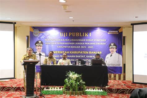 Plh Sekda Banjar Buka Uji Publik Awal Penyusunan Dokumen KLHS RPJPD