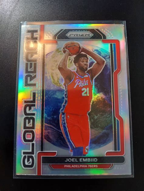 2021 22 Panini Prizm Global Reach Silver Prizm 2 Joel Embiid For