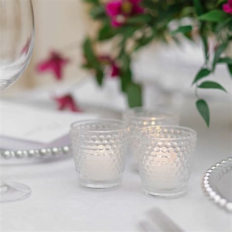 Dimple Tealight Holder Wren Ark Luxury Tableware Rentals