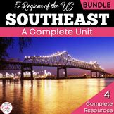 Regions Of The Us Southeast Region Reading Passages Us Region