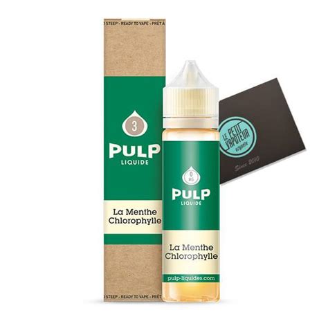 E Liquide Menthe Chlorophylle Pulp 60 Ml E Liquide Saveur Menthe