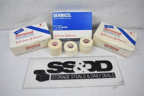 Large Lot Medical Cloth Tape By Dermiceljohnson And Johnson