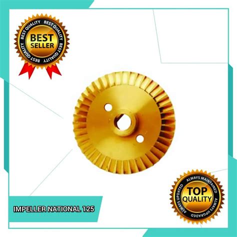 Jual Kipas Impeller Kuningan National 125 Spare Part Pompa Air Shopee