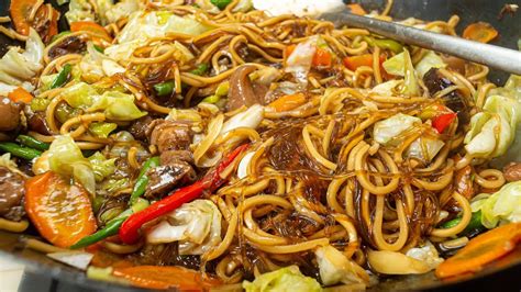 Pancit Canton Sotanghon Guisado Recipe Youtube