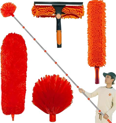 20 Foot High Reach Duster Kit With 3 14 Ft Free Installation Extension Pole High Ceiling